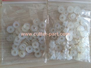 Yin Auto Cutting Machine Parts , Cutter Accessories White Middle Wheel Rubber Gasket